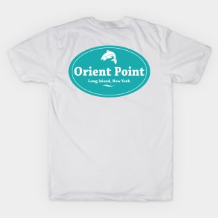 Orient Point, Long Island, Badge T-Shirt